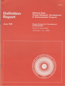 National Solar Energy Research Development and Demonstration Program