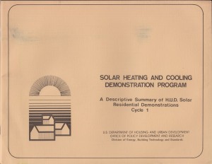 Solar Heating and Cooling Demonstration Program
