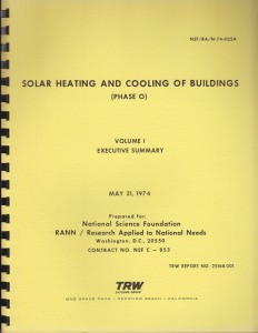 Solar Heating and Cooling of Buildings Executive Summary