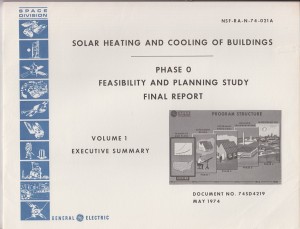 Solar Heating and Cooling of Buildings Feasibility Study